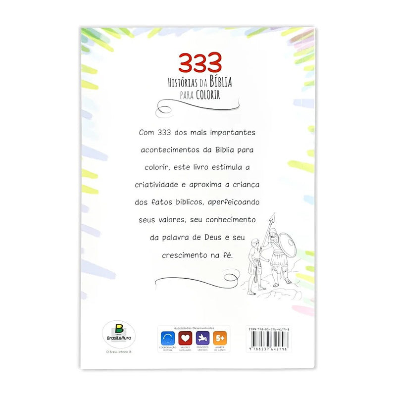 333 HISTORIAS DA BIBLIA PARA COLORIR - Lumixbrasil